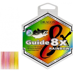 Plecionka Dragon Guide 8X Rainbow 250m / 0.30mm