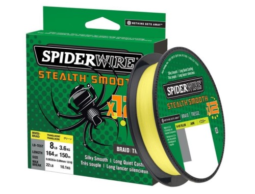 Plecionka SPIDERWIRE 12 Moss Seledyn 0,06mm 150m 5,4kg www.rob-tar.pl